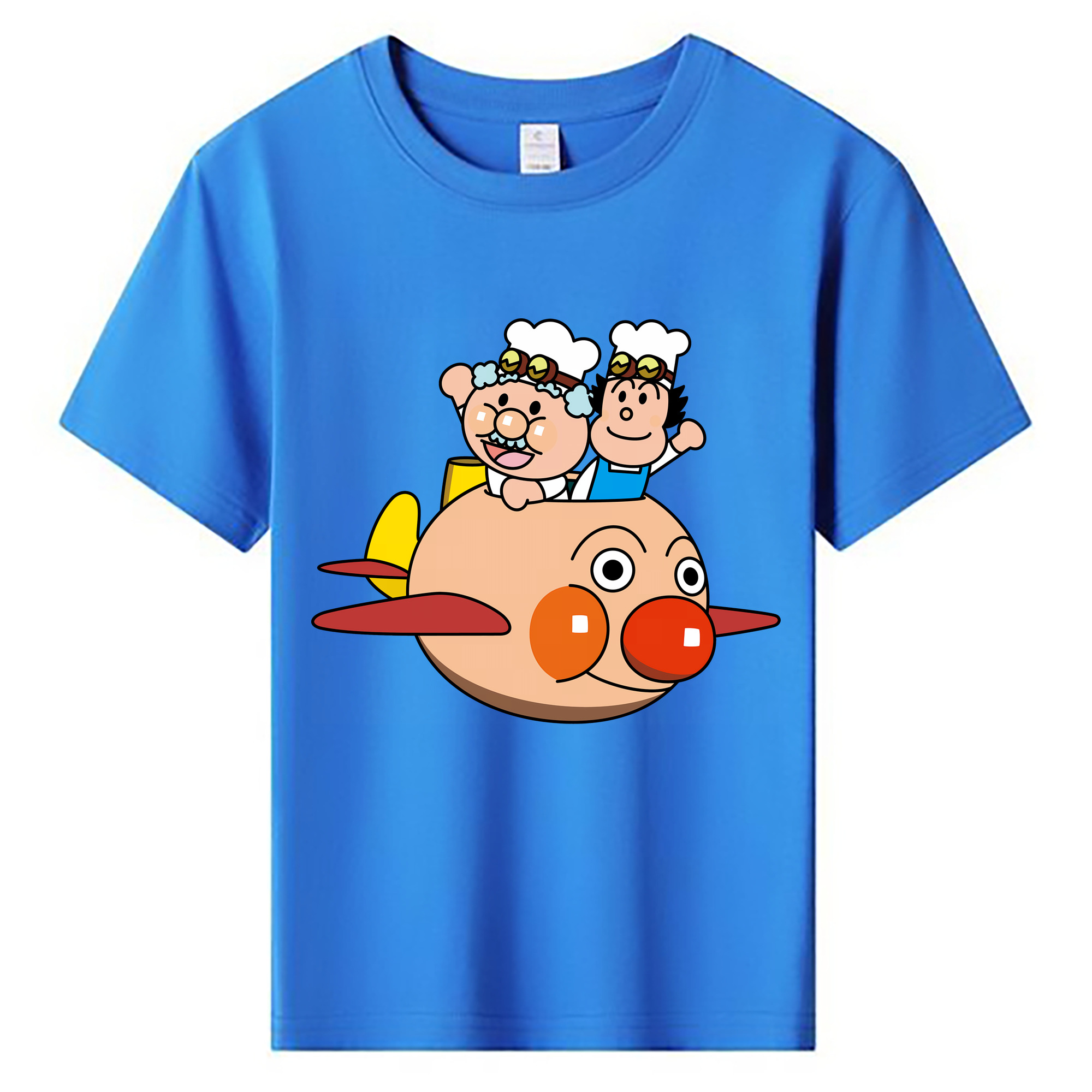 （画像用） アンパンマン Anpanman 綿100％キッズTシャツ（フロントプリント）